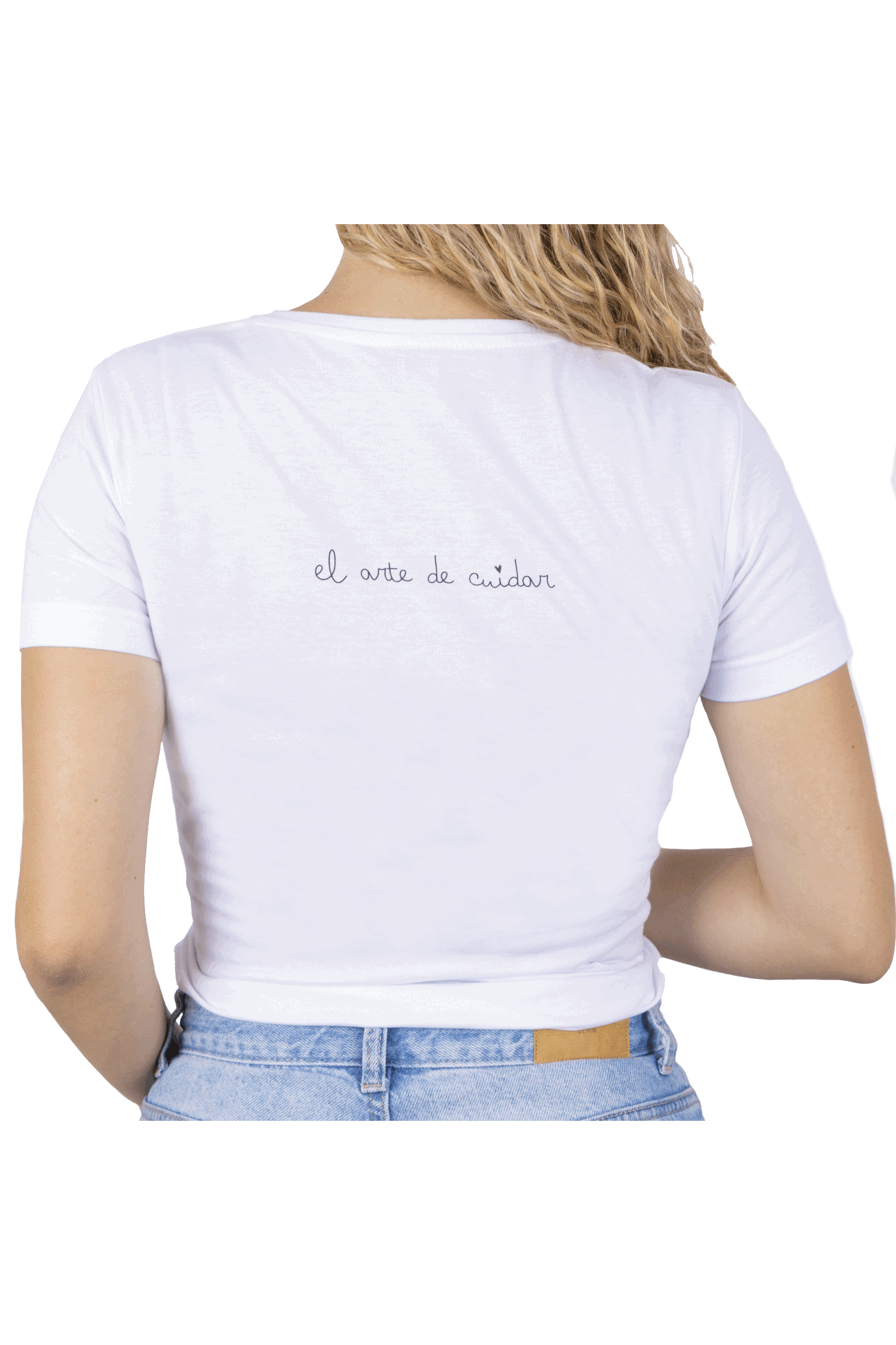 Enfermania Ropa Tirita t-shirt femme blanc 100% coton