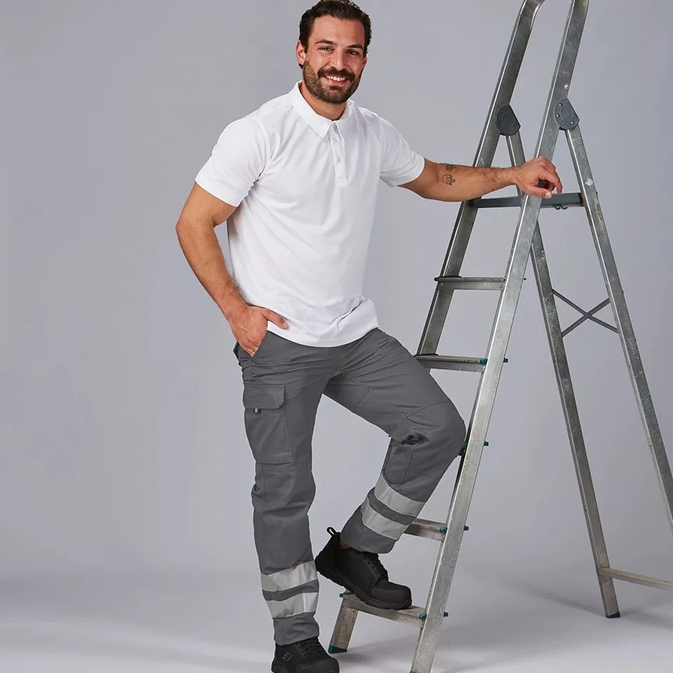 Gary's Arce pantalon travail réfléchissant noir