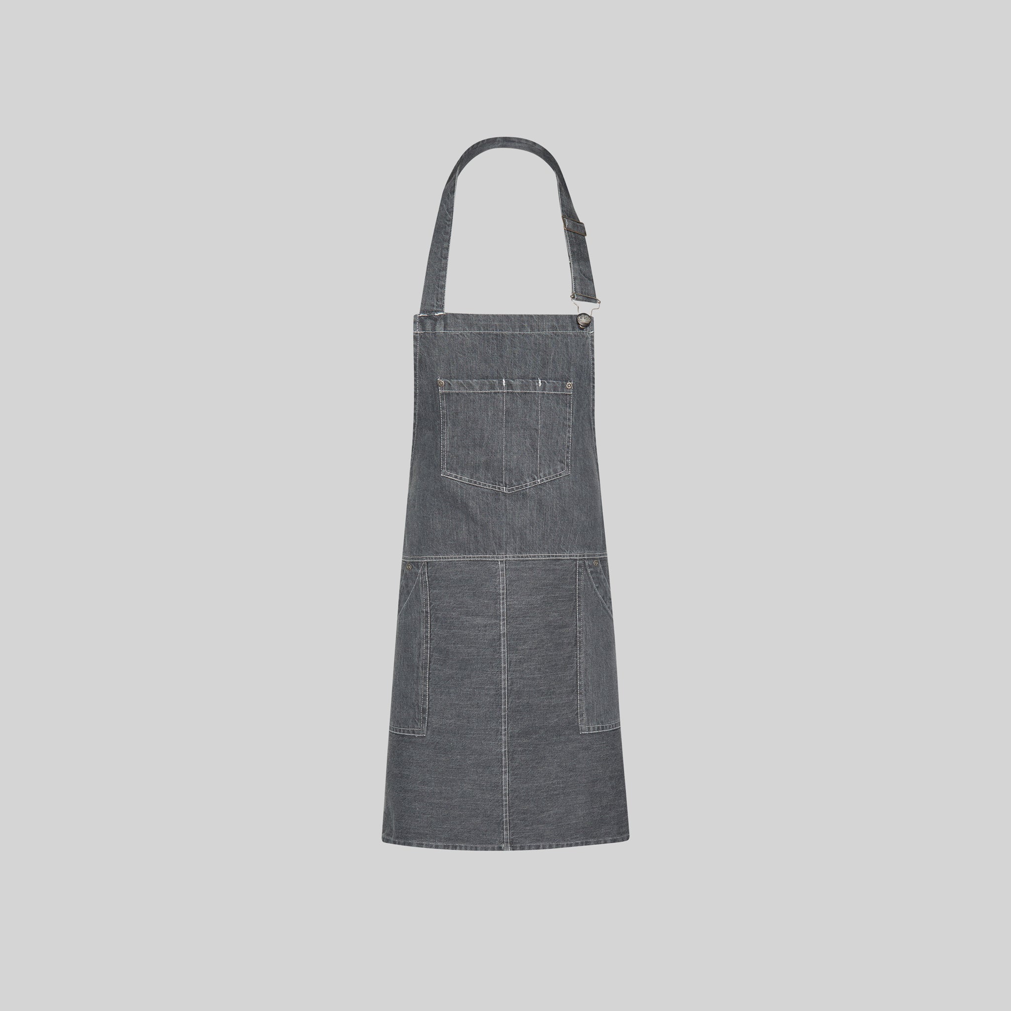 GARY'S Juha tablier bavette denim 68x77 noir