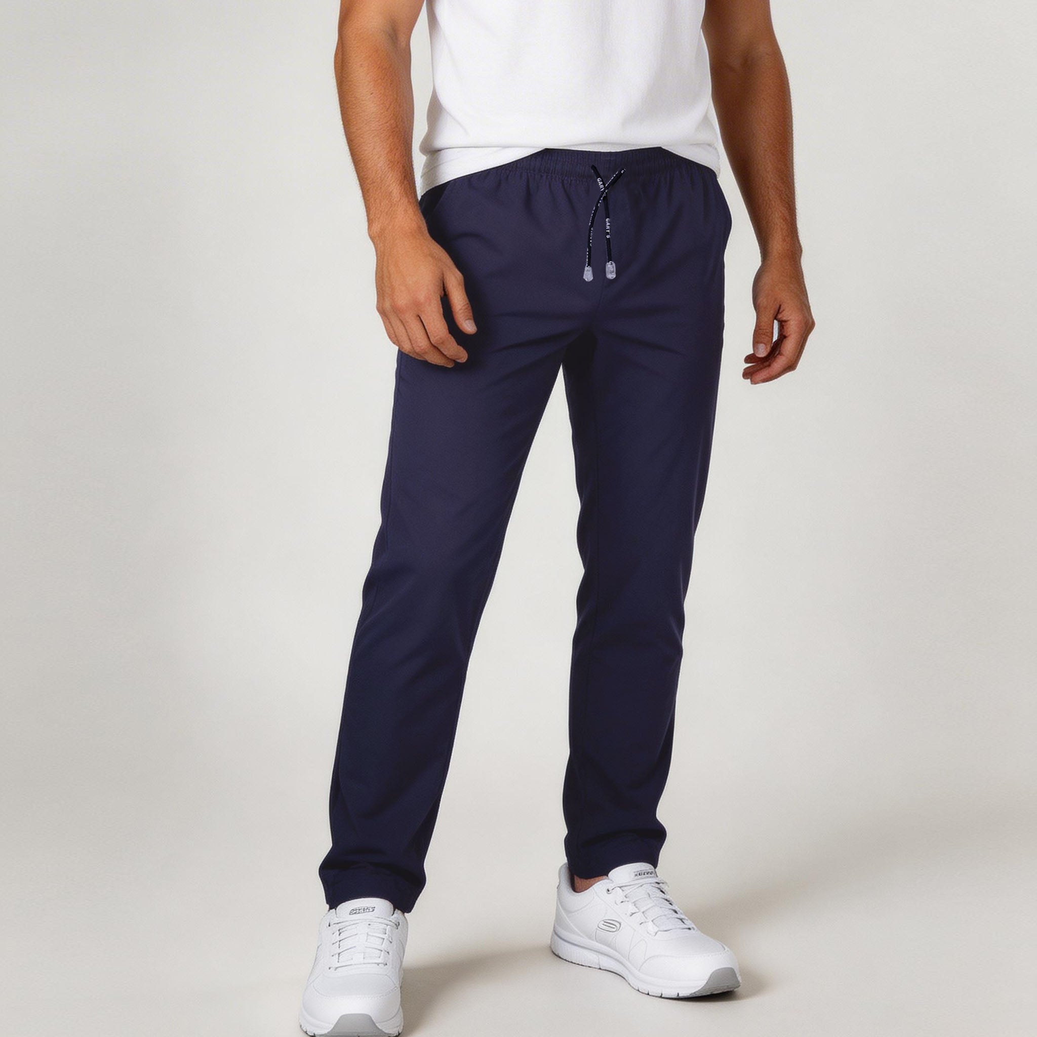 GARY'S pantalon cuisine élastique popeline noir
