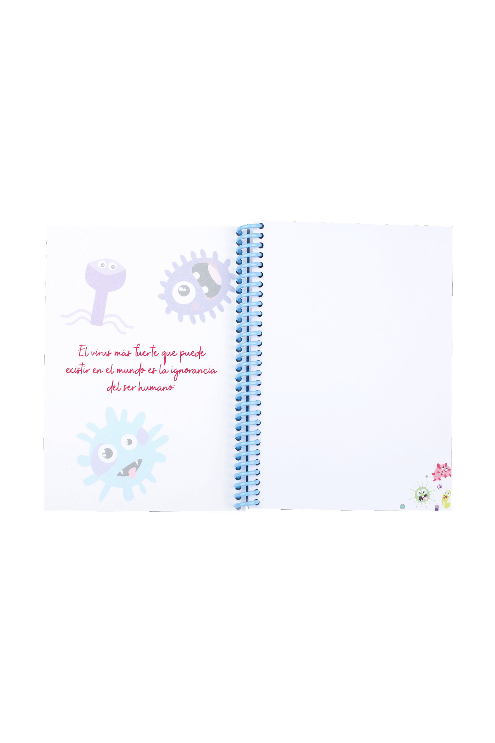 Enfermania Papelería Virus carnet A6 50 pages