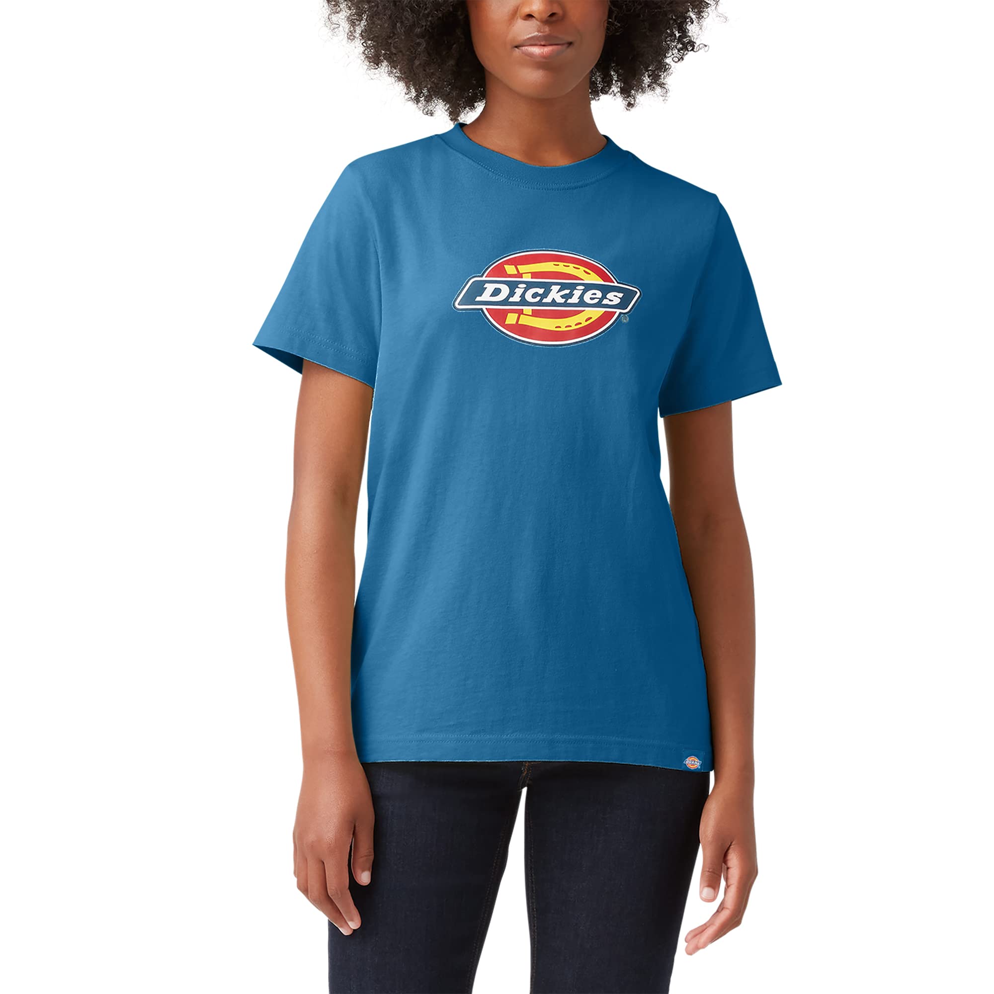 Dickies Classic Front Logo t-shirt femme vert M