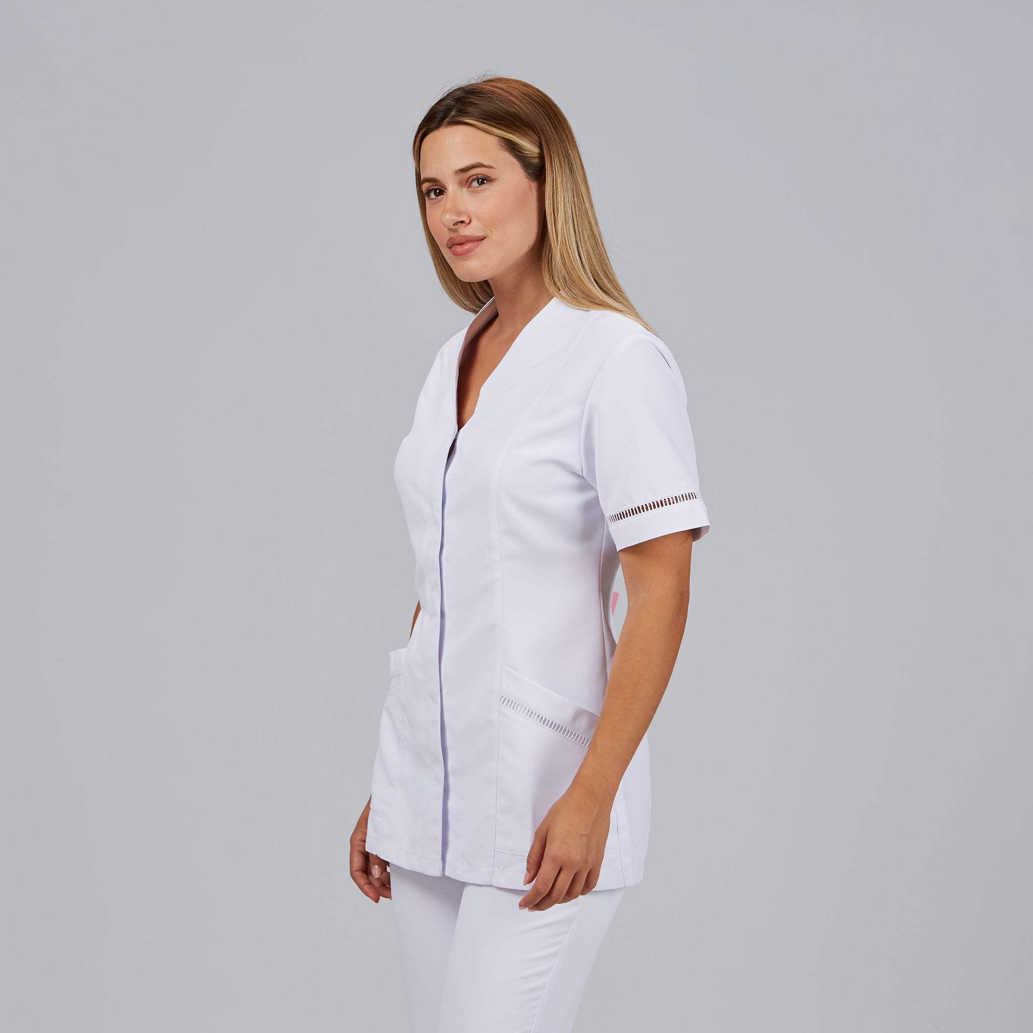 GARY'S Fatima Blouse de travail femme noire microfibre