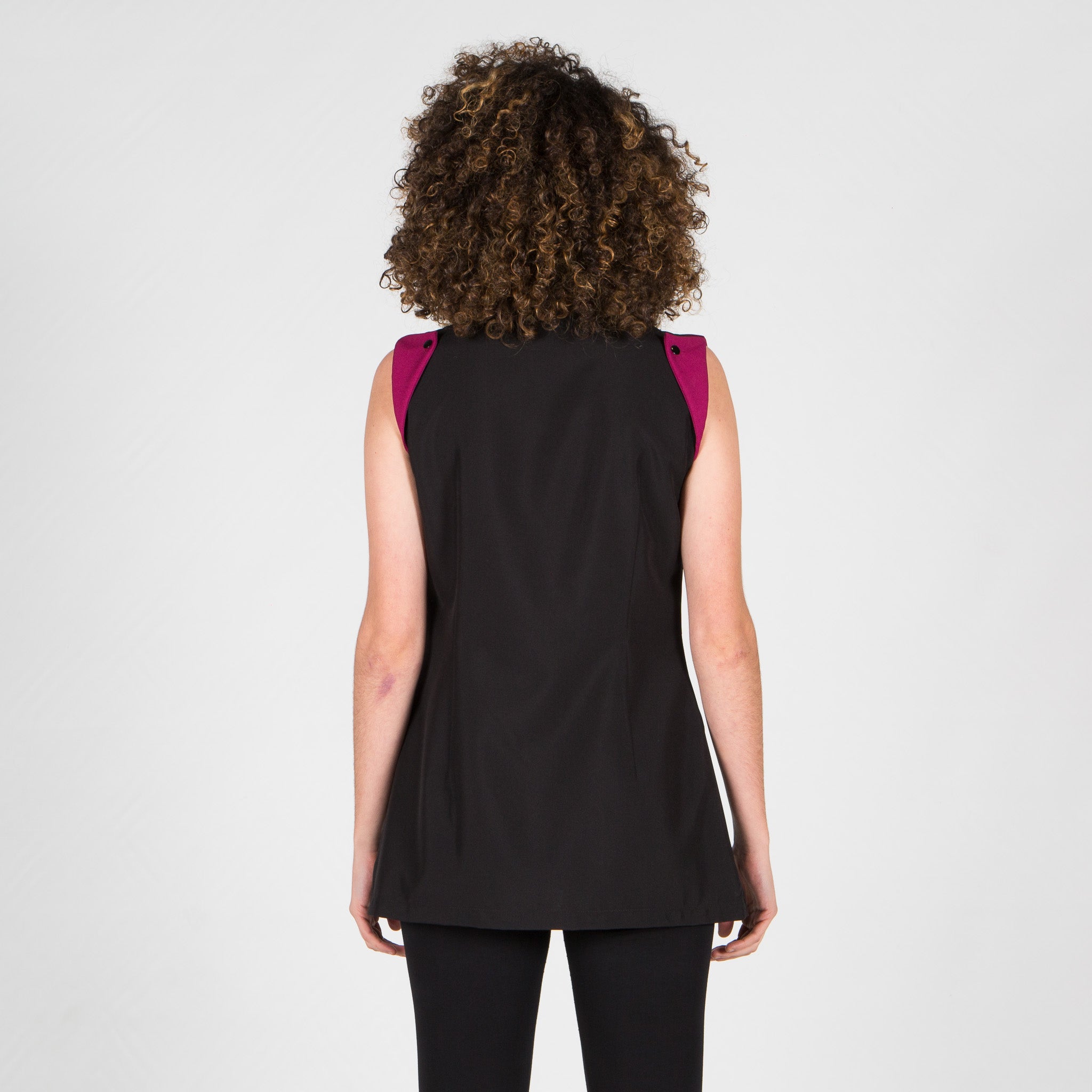 Gary's Areca tunique blouse femme noir XS sans manches