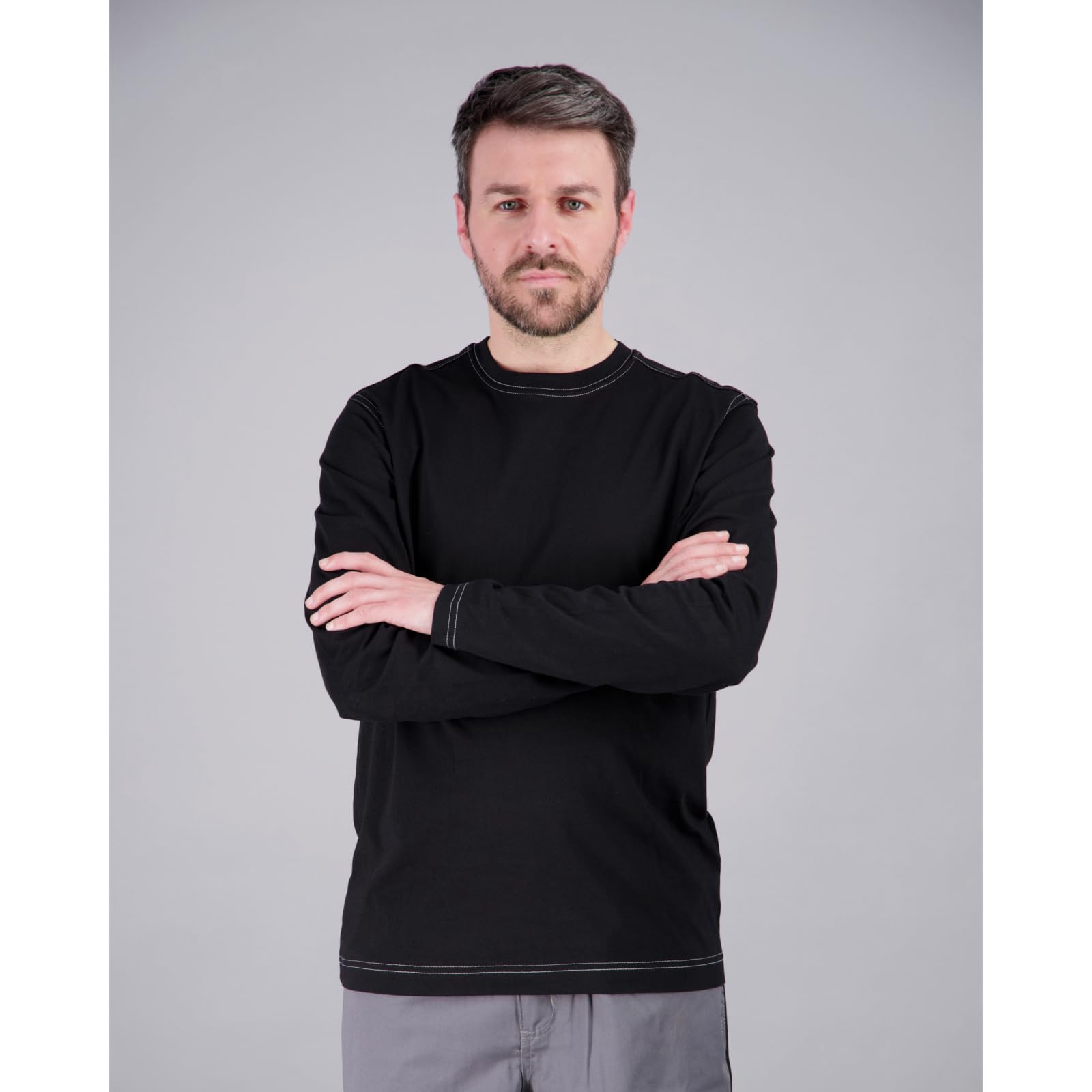 Würth MODYF Tee-shirt travail manches longues gris coton