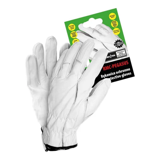 Reis RMC-Pegasus 10 gants de protection cuir blanc taille 10