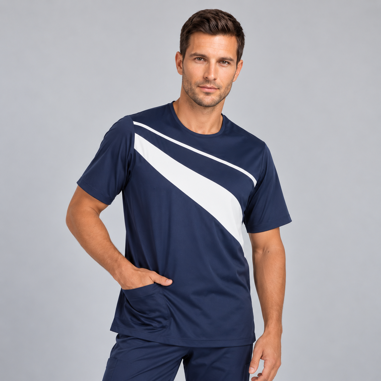 Gary's Blouses Luis tunique médicale homme blanc XS léger