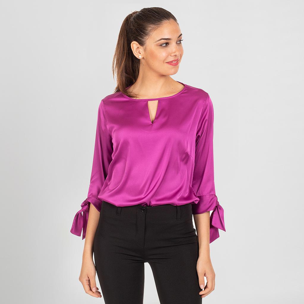 GARY'S Olivia blouse femme satin noire