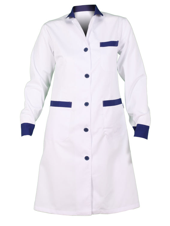 GARY'S blouse travail femme bleu marine M