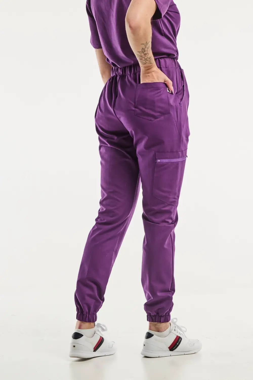 Aelin Slimfit NEW Tenue médicale Violet 6 poches