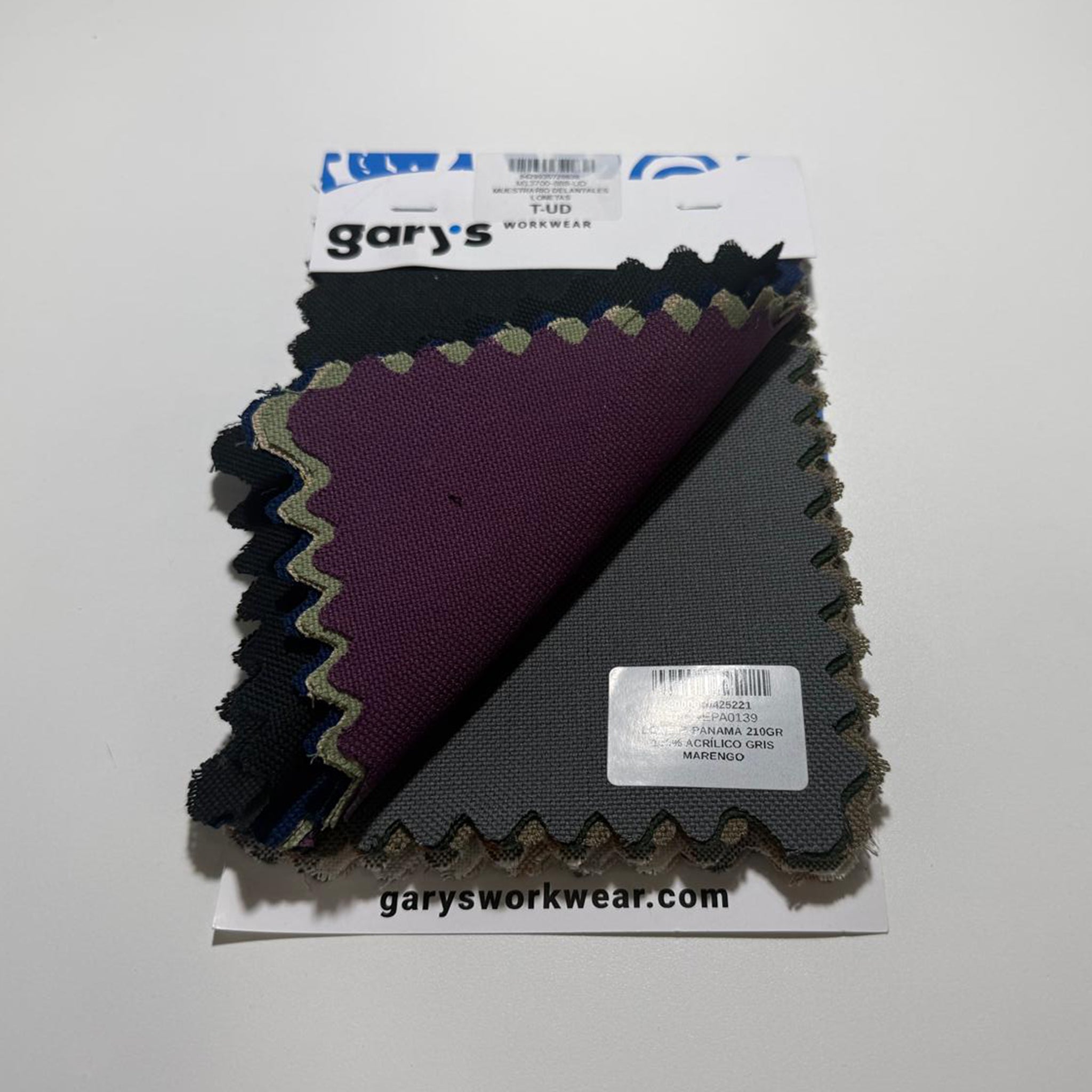 Gary's Advertising Material Muestrario tablier lonetas