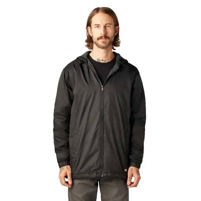 Dickies Polaires Veste Nylon Capuche Homme Noir