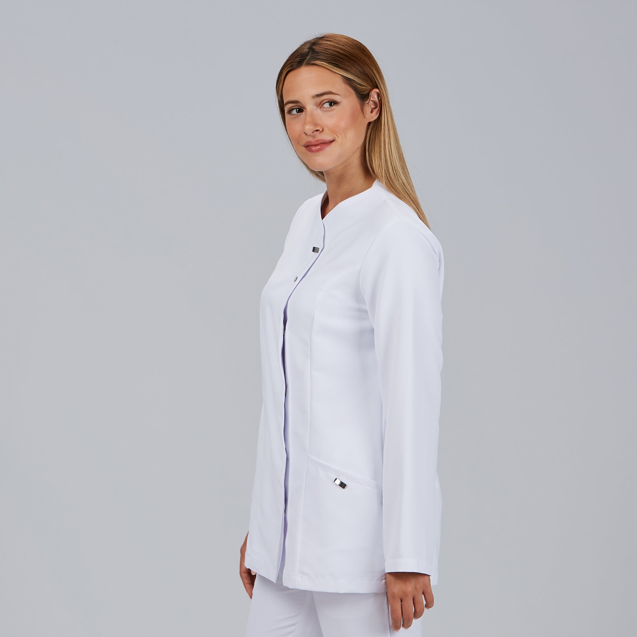 Gary's Begoña blouse médicale femme microfibre noire manches longues