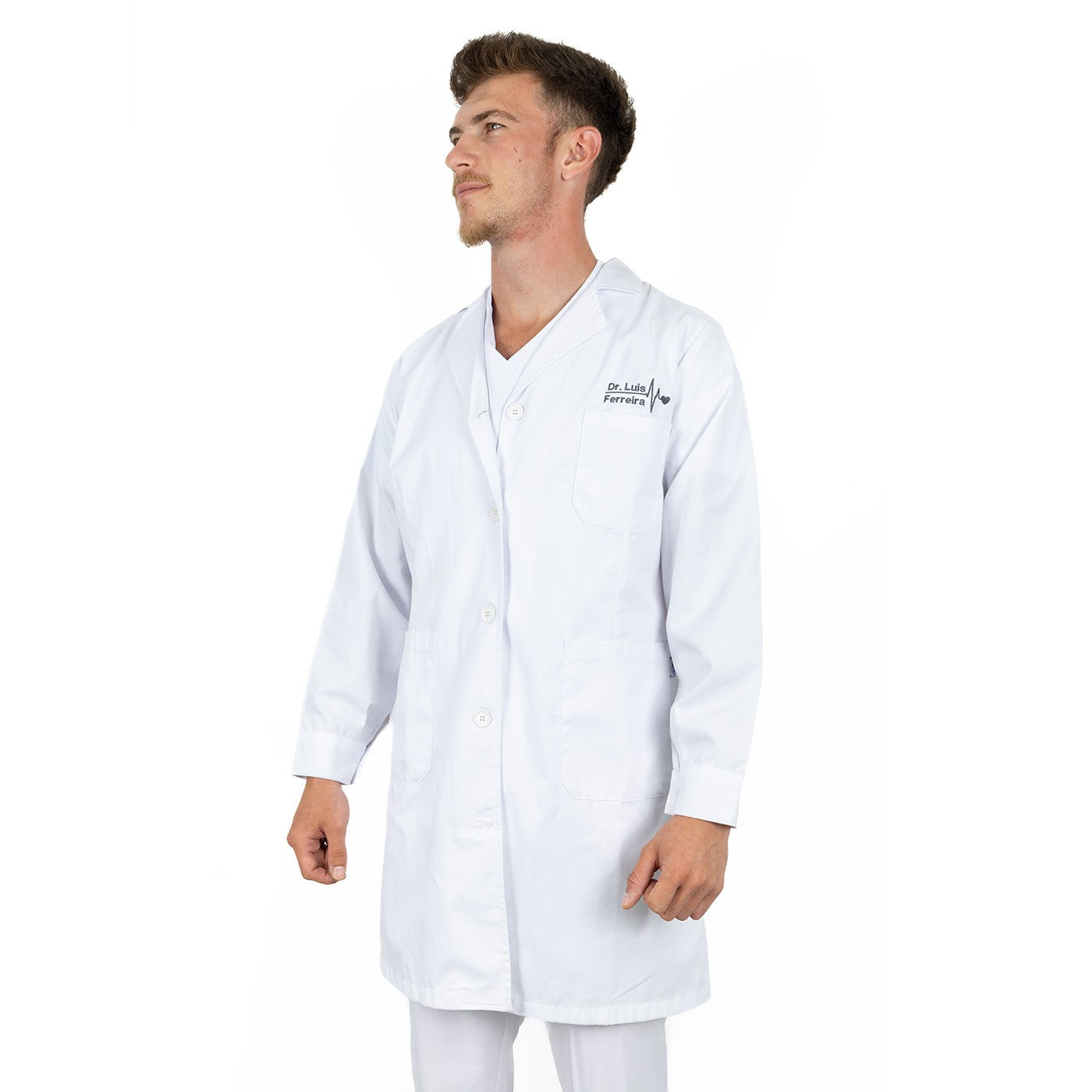 Enfermania Ropa blouse médicale blanche unisexe sarga taille M