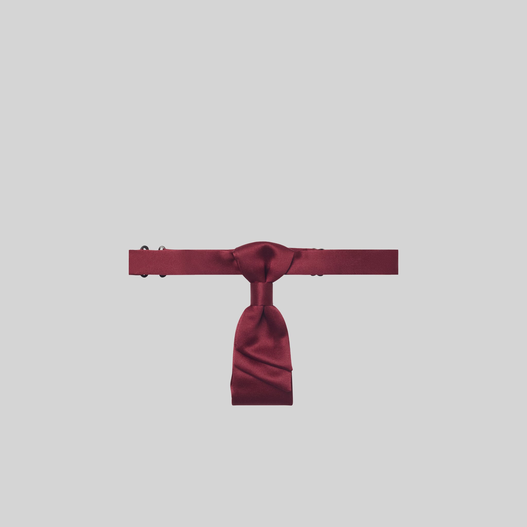 GARY'S Short Tie Satin noeud papillon noir satin