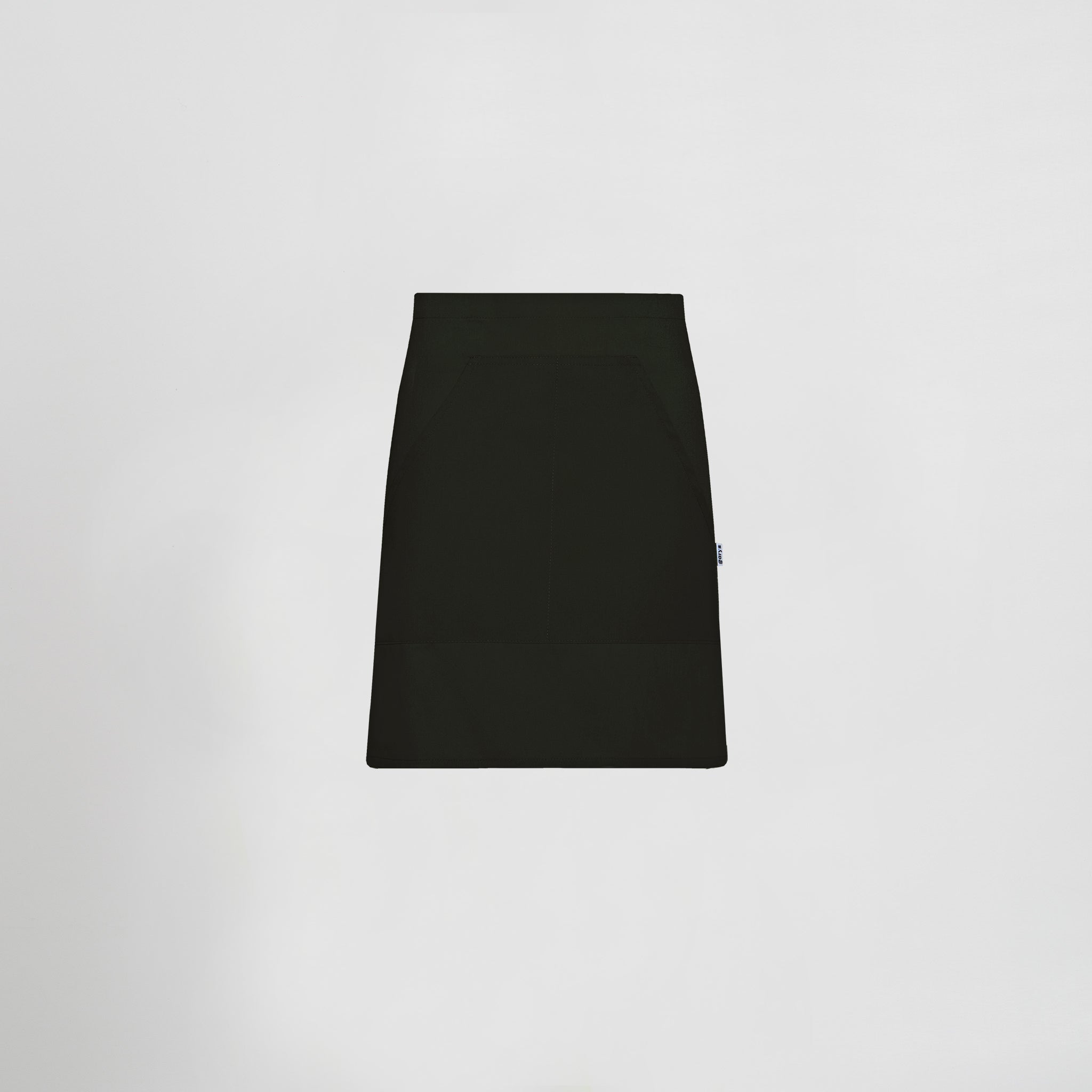 Gary's Tablier Court Noir Poches 50x75 Sans Bavette