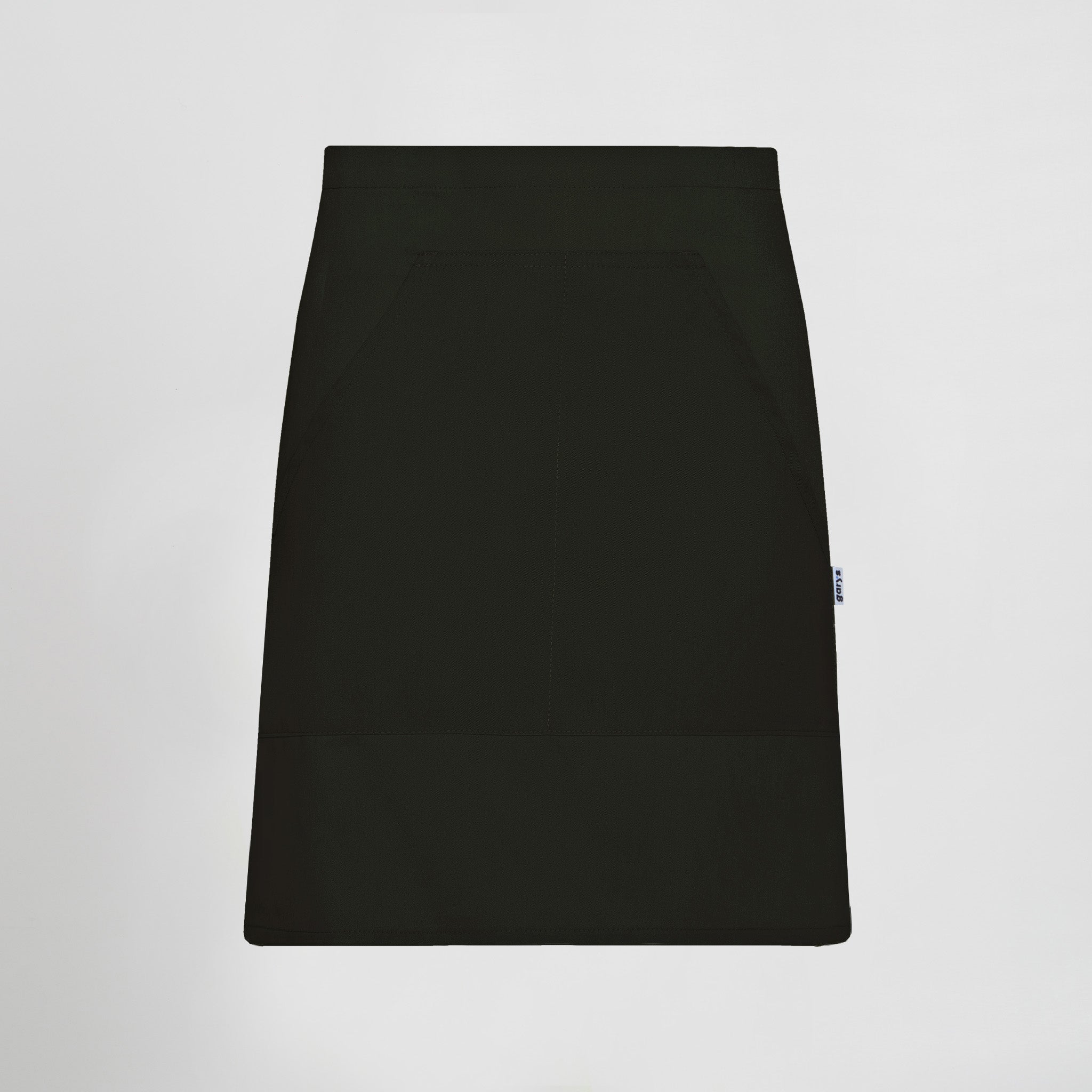 Gary's tablier court noir à poches 50x75 cm sergé polyester
