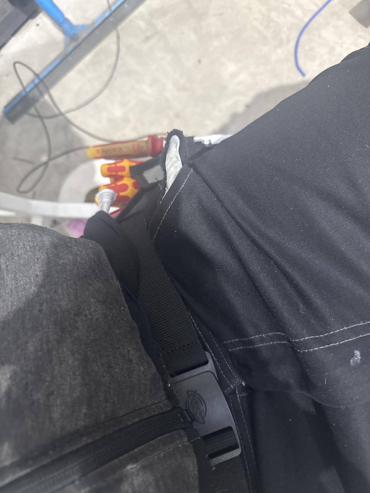 Dickies Ceintures Ceinture toile logo OS noire stretch