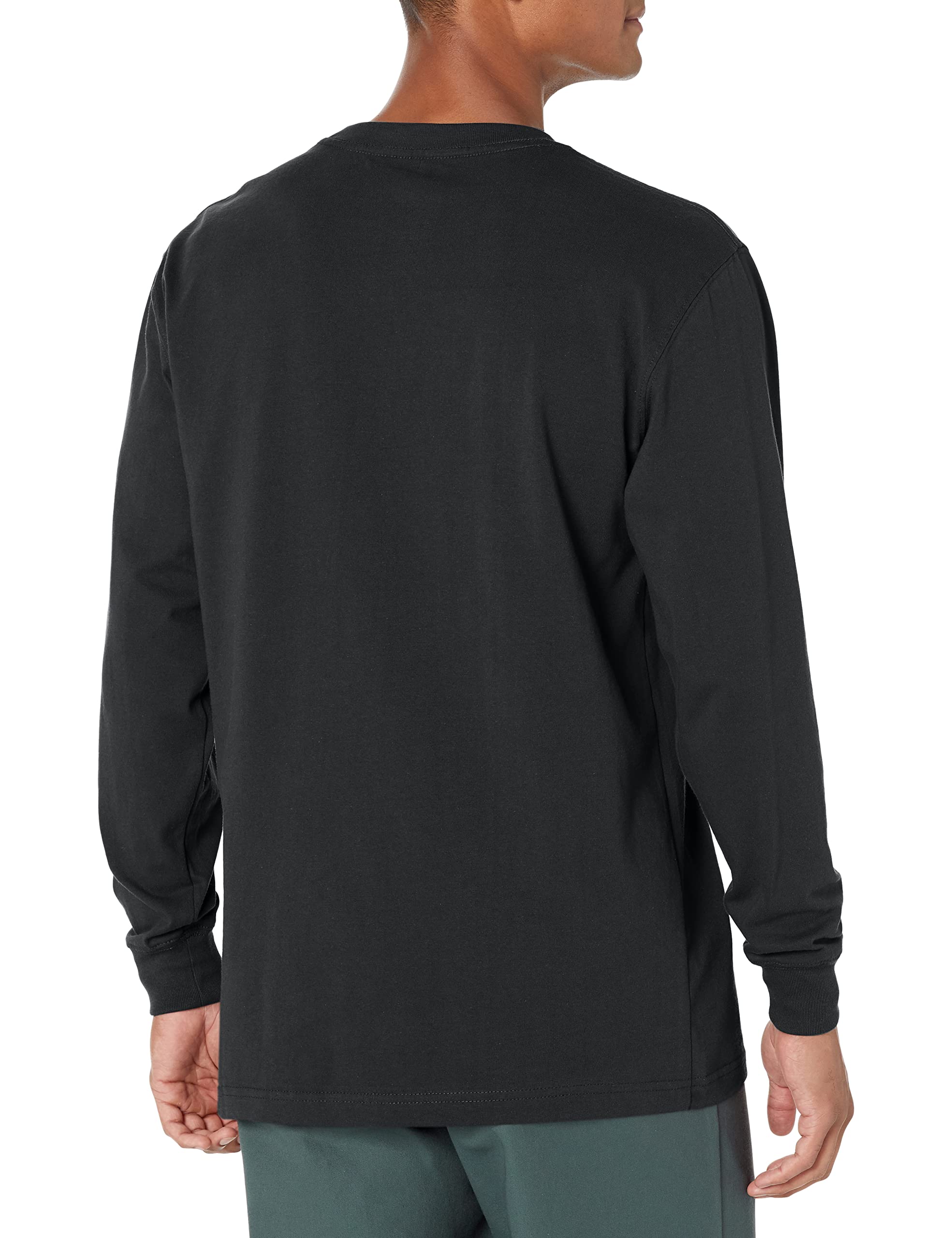 Dickies T-shirt manches longues col rond noir XXL coton