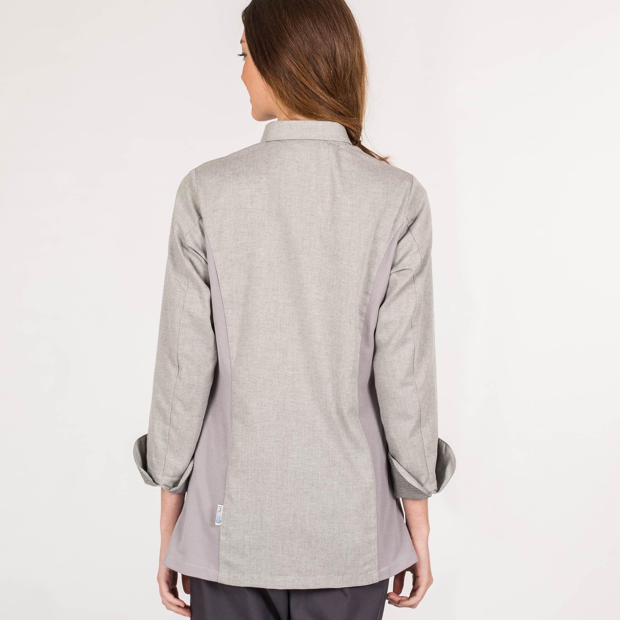 Gary's Selene veste de cuisine femme gris espiga