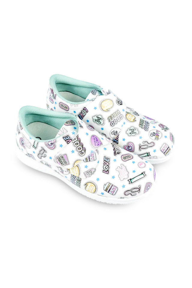 Enfermania Calzado Chaussure Médicale Velcro Vegan Stickers 36-42