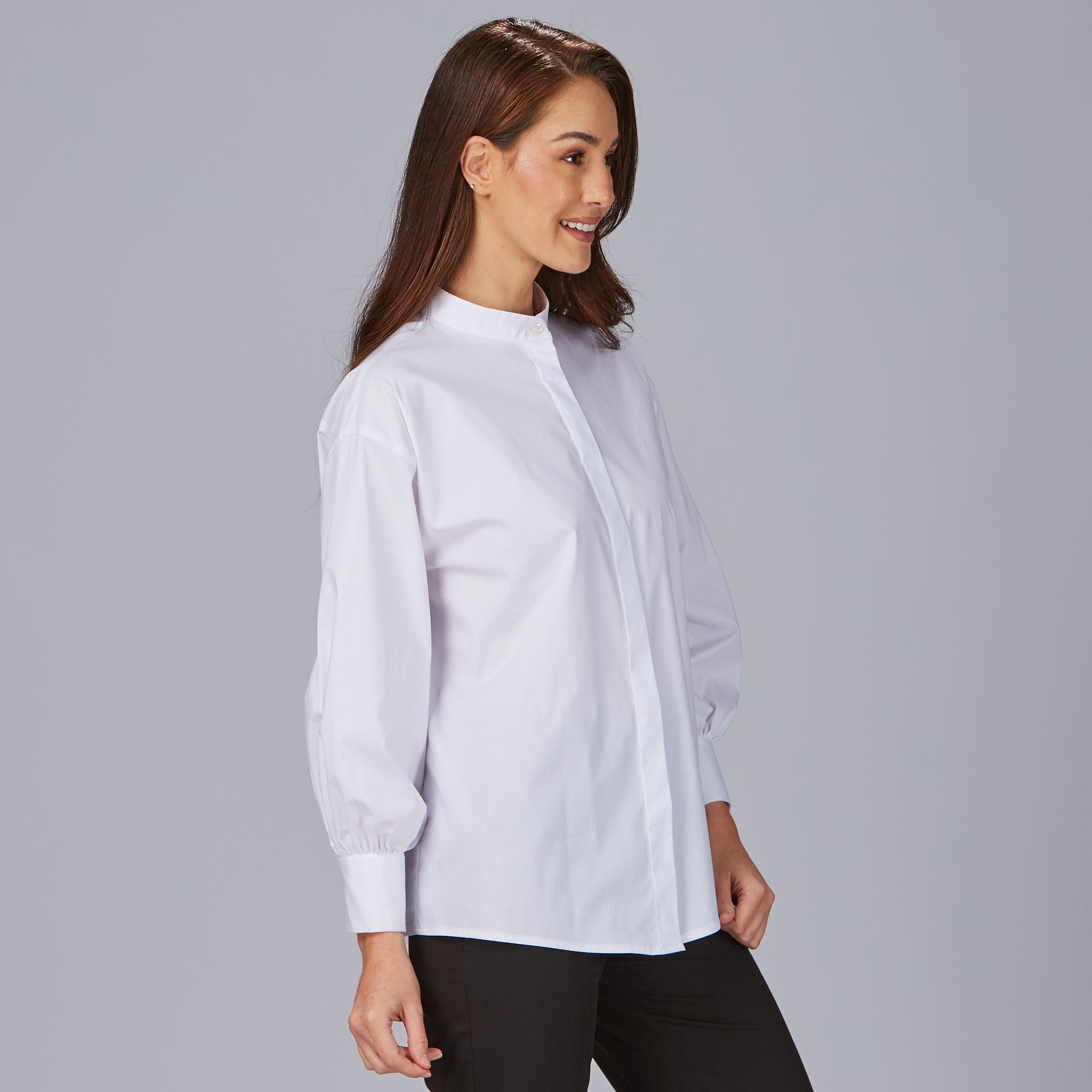 GARY'S Shirts Chemise Maddalena Femme Noire Oversize