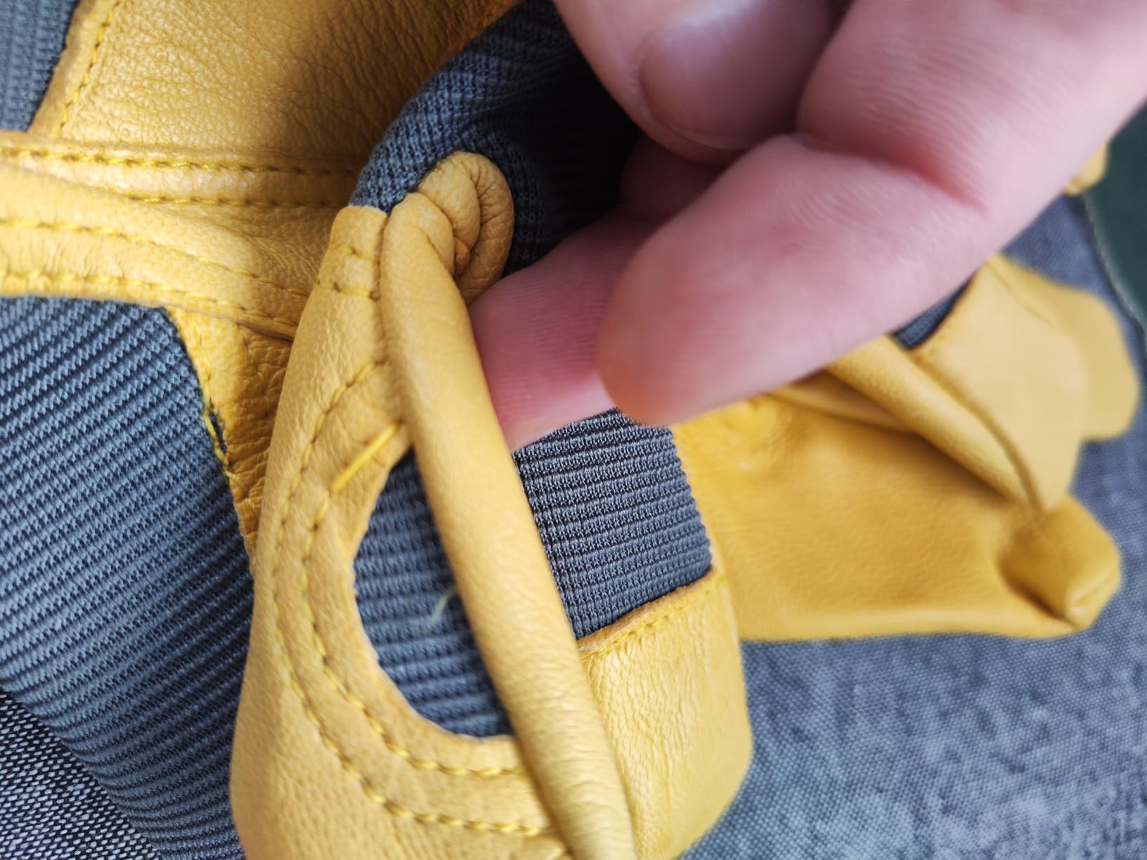 Reis Rmc-Spectro 10 gants mécanicien cuir jaune taille 10