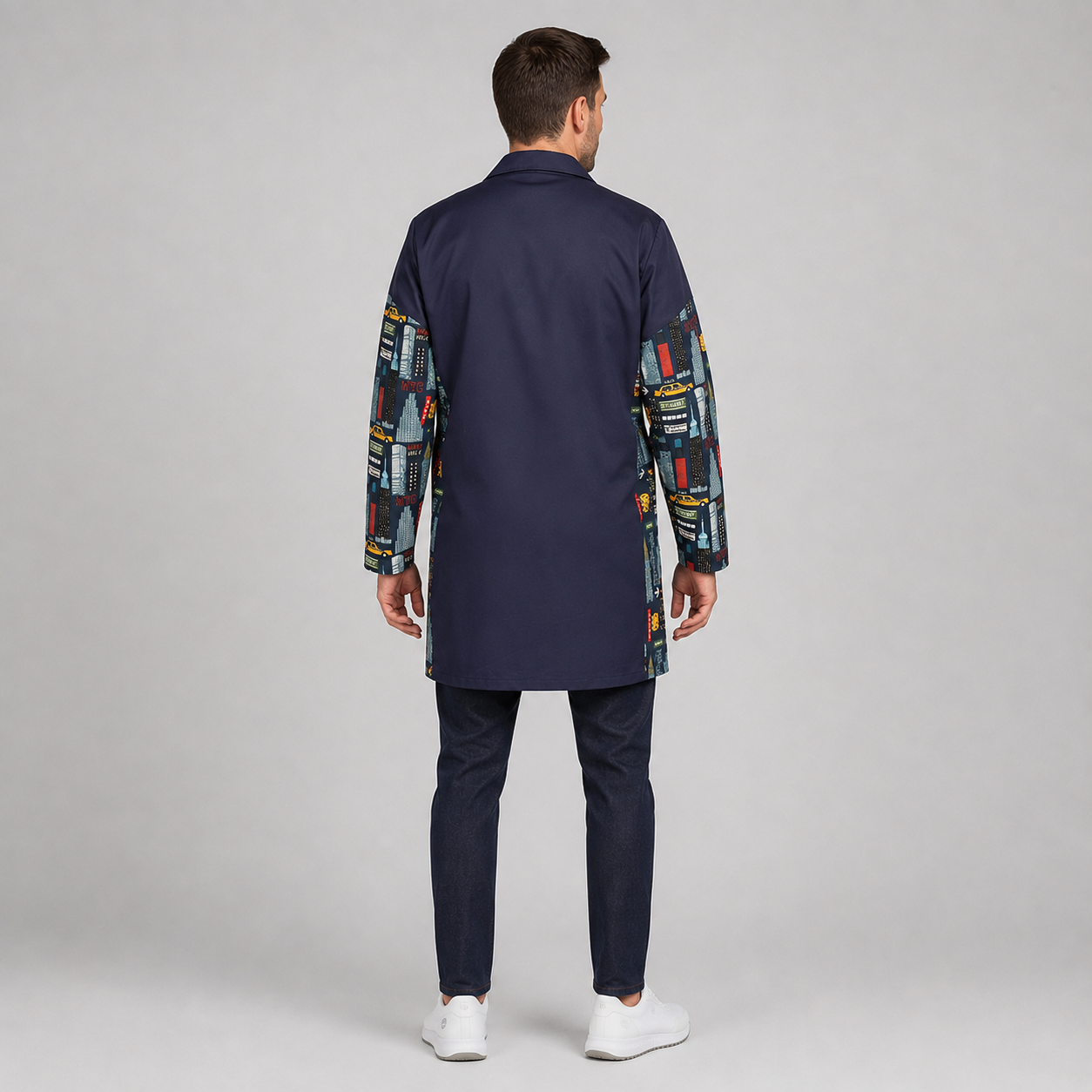 Gary's Robes blouse New York homme marine XS