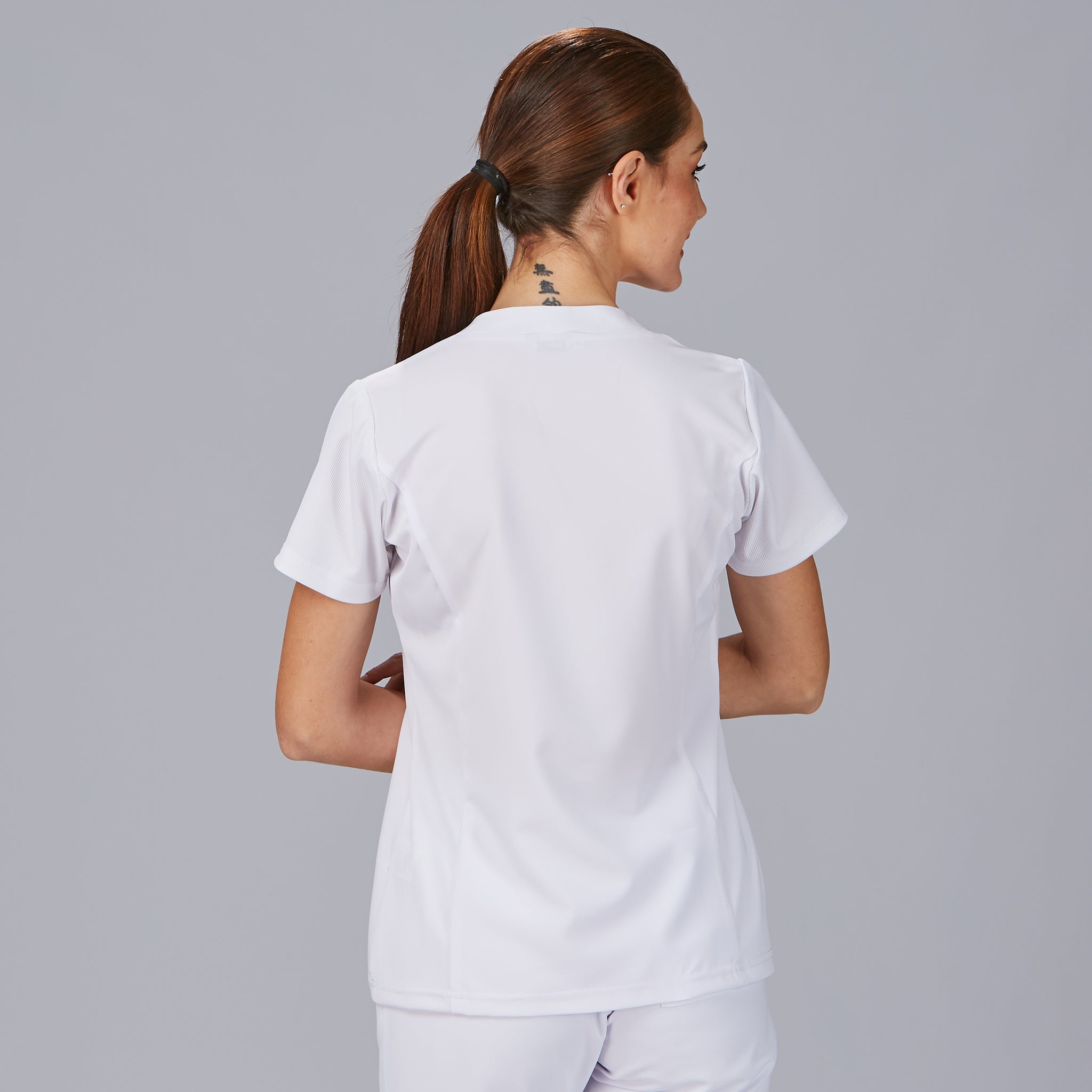 Gary's Rosell blouse médicale femme noire microfibre