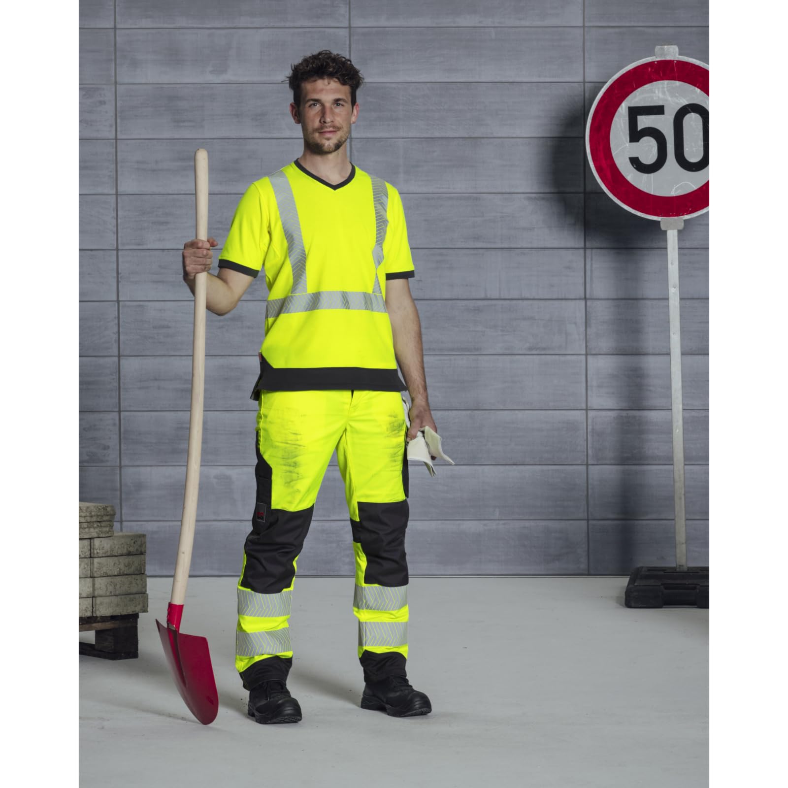 Würth MODYF Fluo Pantalon haute-visibilité 38 jaune/anthracite