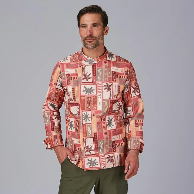 Gary's Vazquez veste de cuisine imprimé Alcachofa coton bio