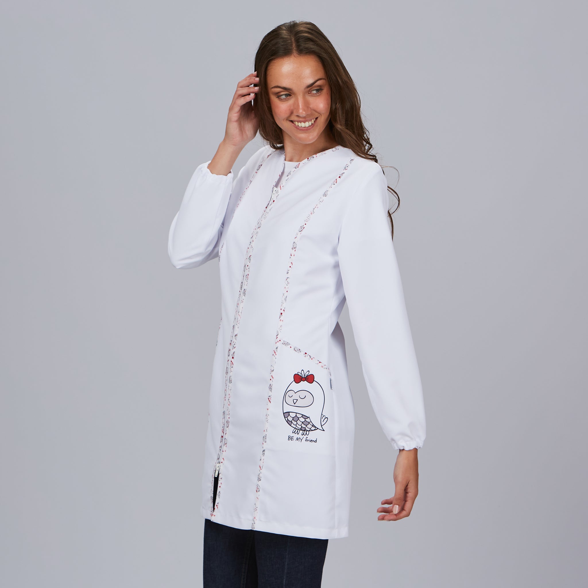 GARY'S Be My Friend robe femme blanche recyclée
