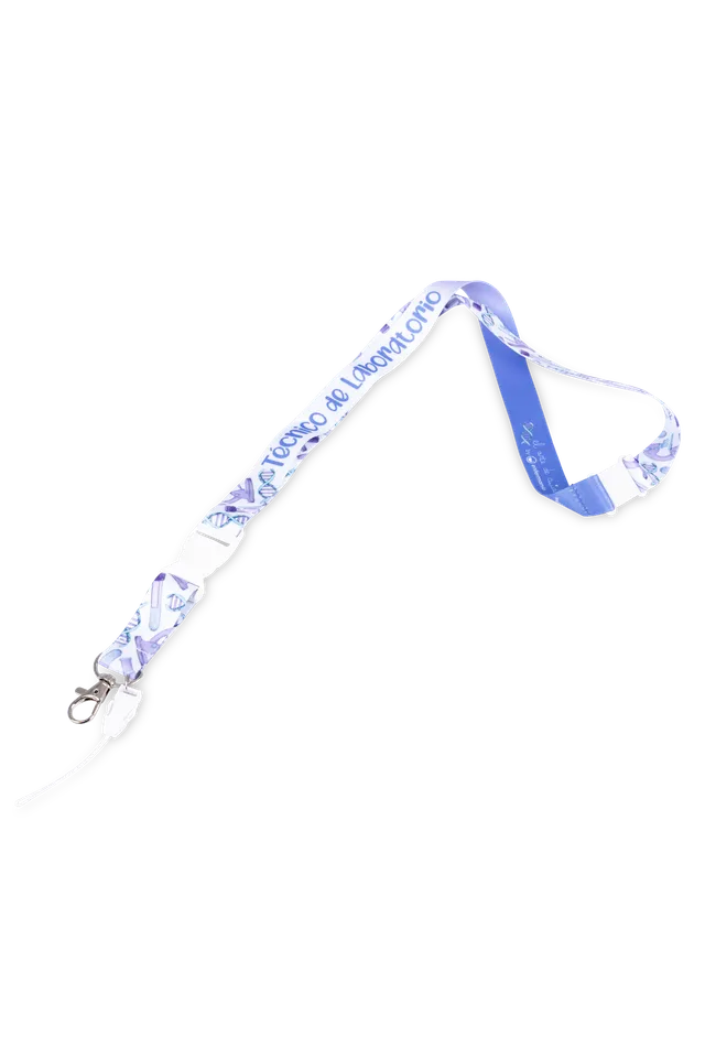 Enfermania Accesorios lanyard technicien laboratoire 57 cm