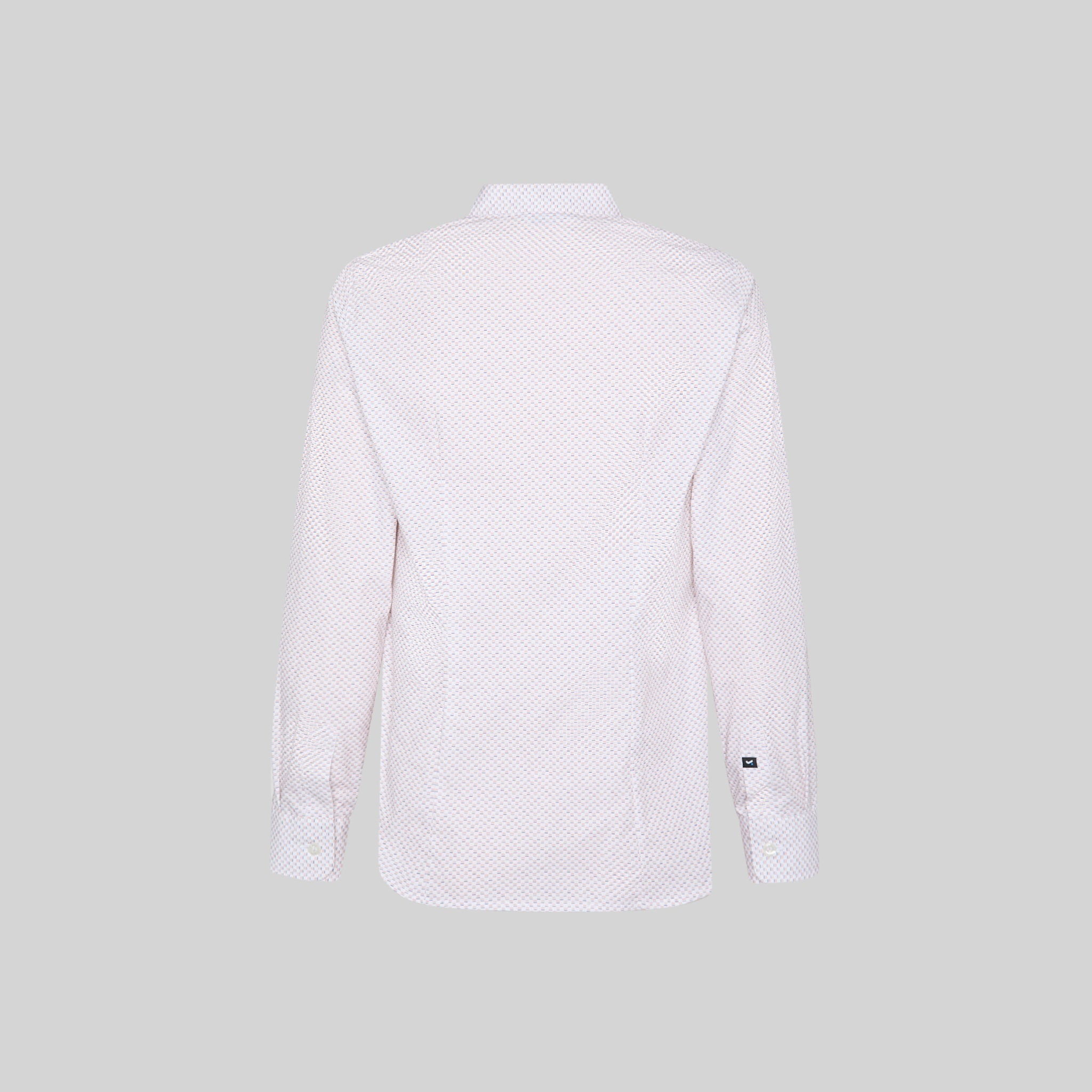 GARY'S Viola chemise femme col mao imprimé drapeaux