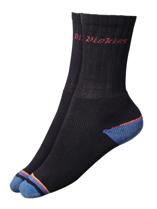 Dickies Chaussettes travail homme coton lot de 2 taille M