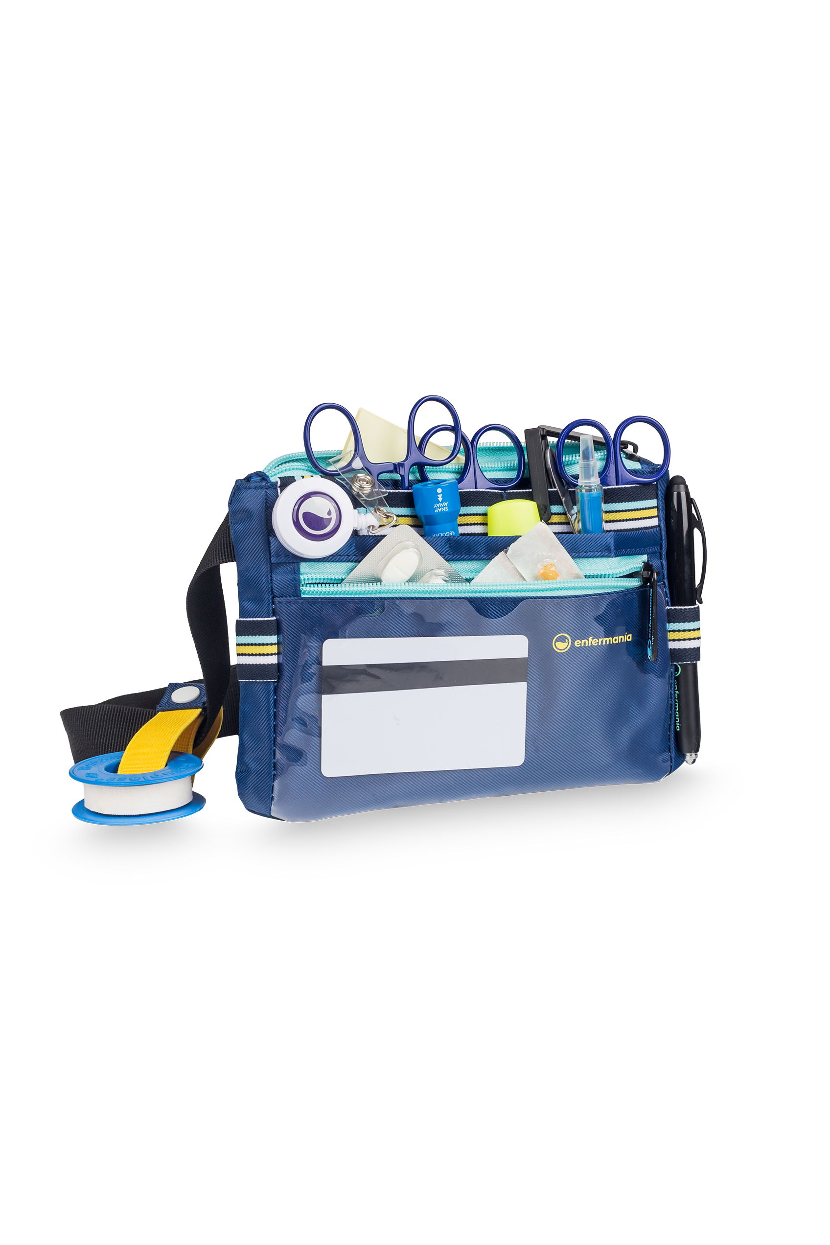 Enfermania Eighties banane organisateur bleue 20 cm