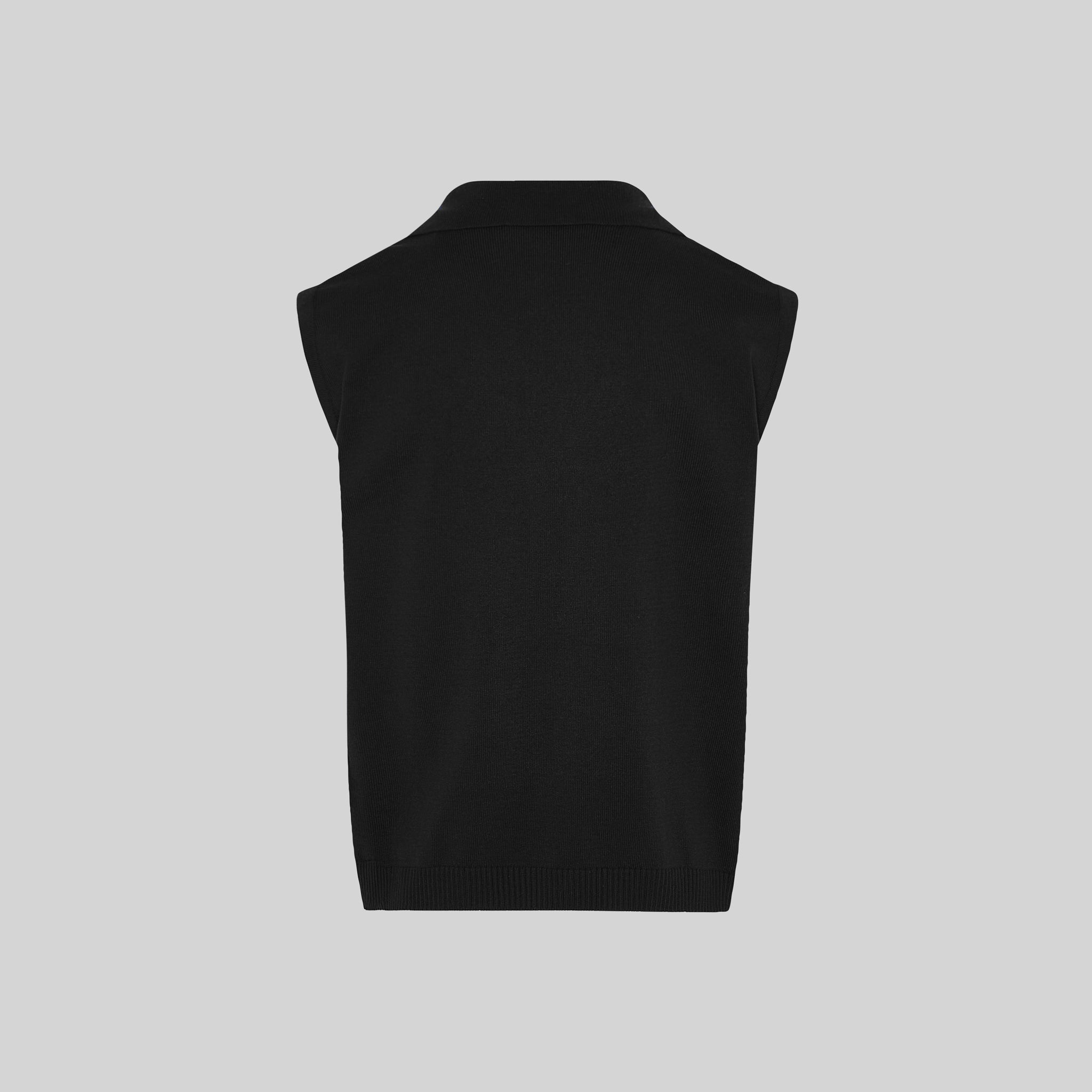 GARY'S Vests gilet homme noir boutons recyclé