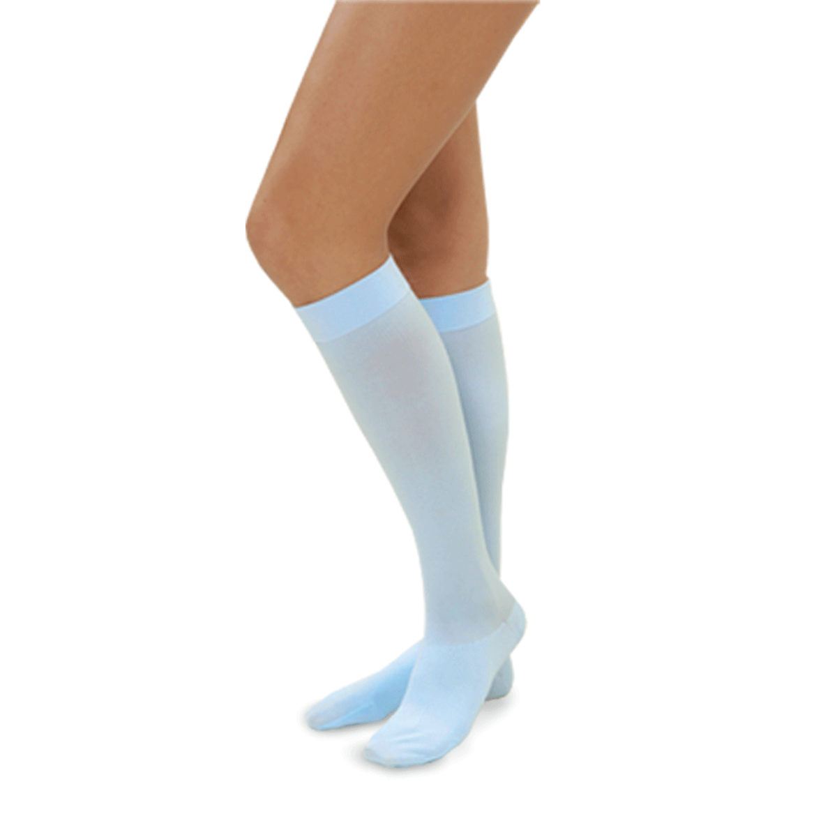 Enfermania Ropa chaussettes compression bleu ciel S-XL