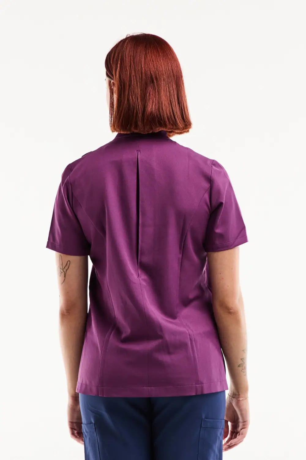 Aelin Aurelia Blouse Médicale Femme Mauve Stretch