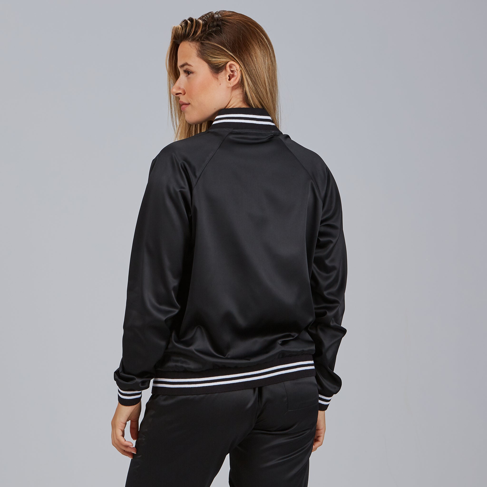 Gary's Girasol bomber femme noir zip central polyester