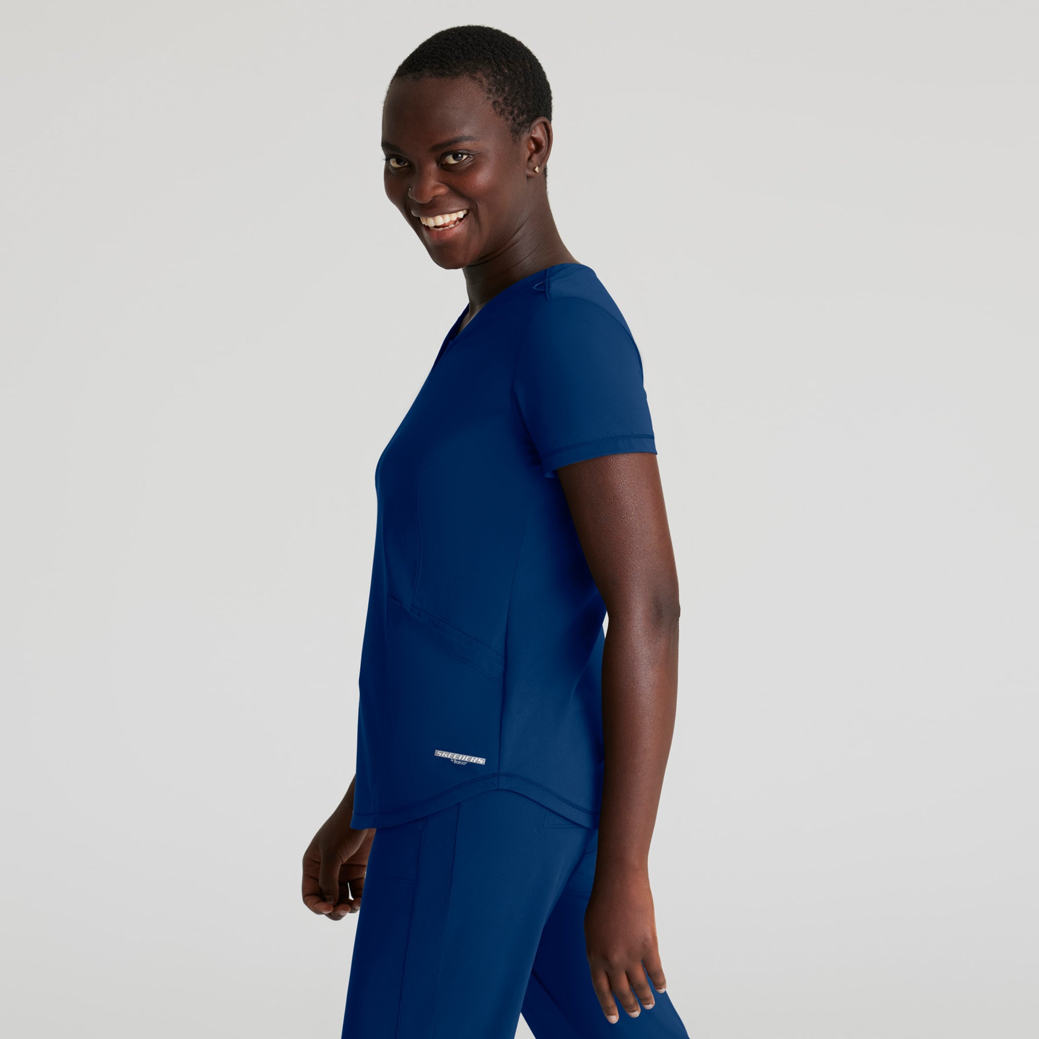 Gary's Serene Top blouse médicale noir stretch