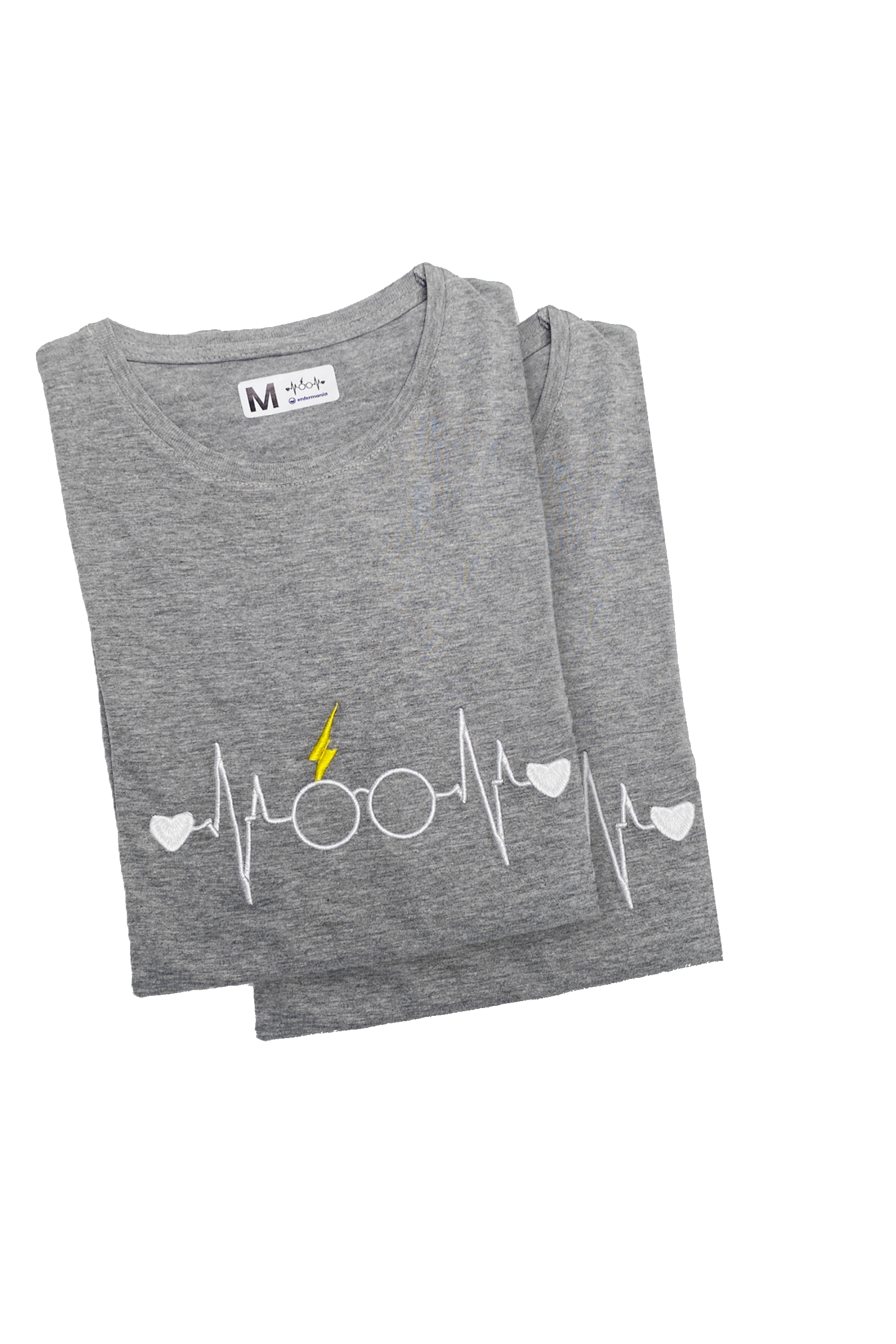 Enfermania Gris t-shirt femme coton Gris taille M