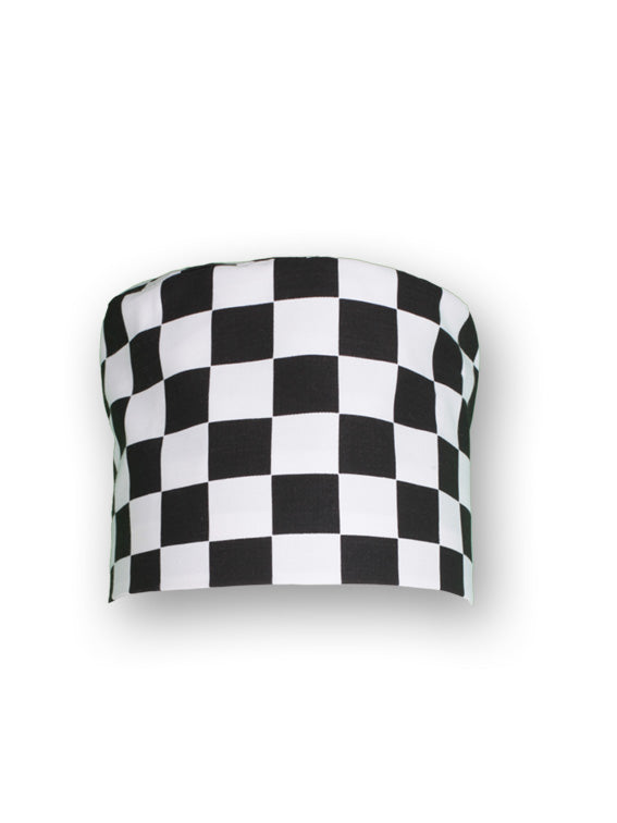 Gary's Casquete Calot Cuisine Damier Noir Blanc Taille M