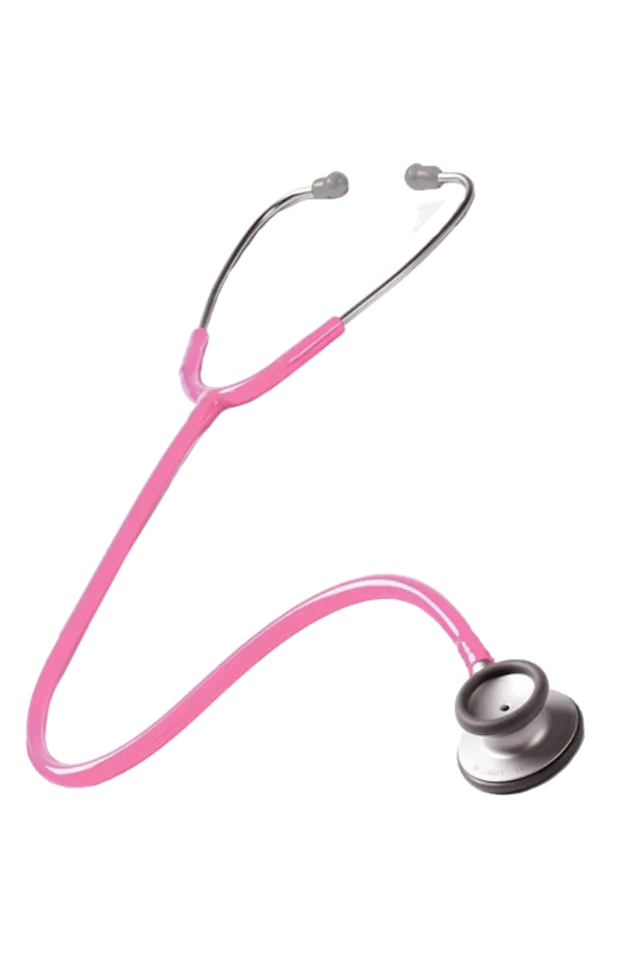 Enfermania Deluxe Lite stéthoscope rose Bubble Pink double pavillon