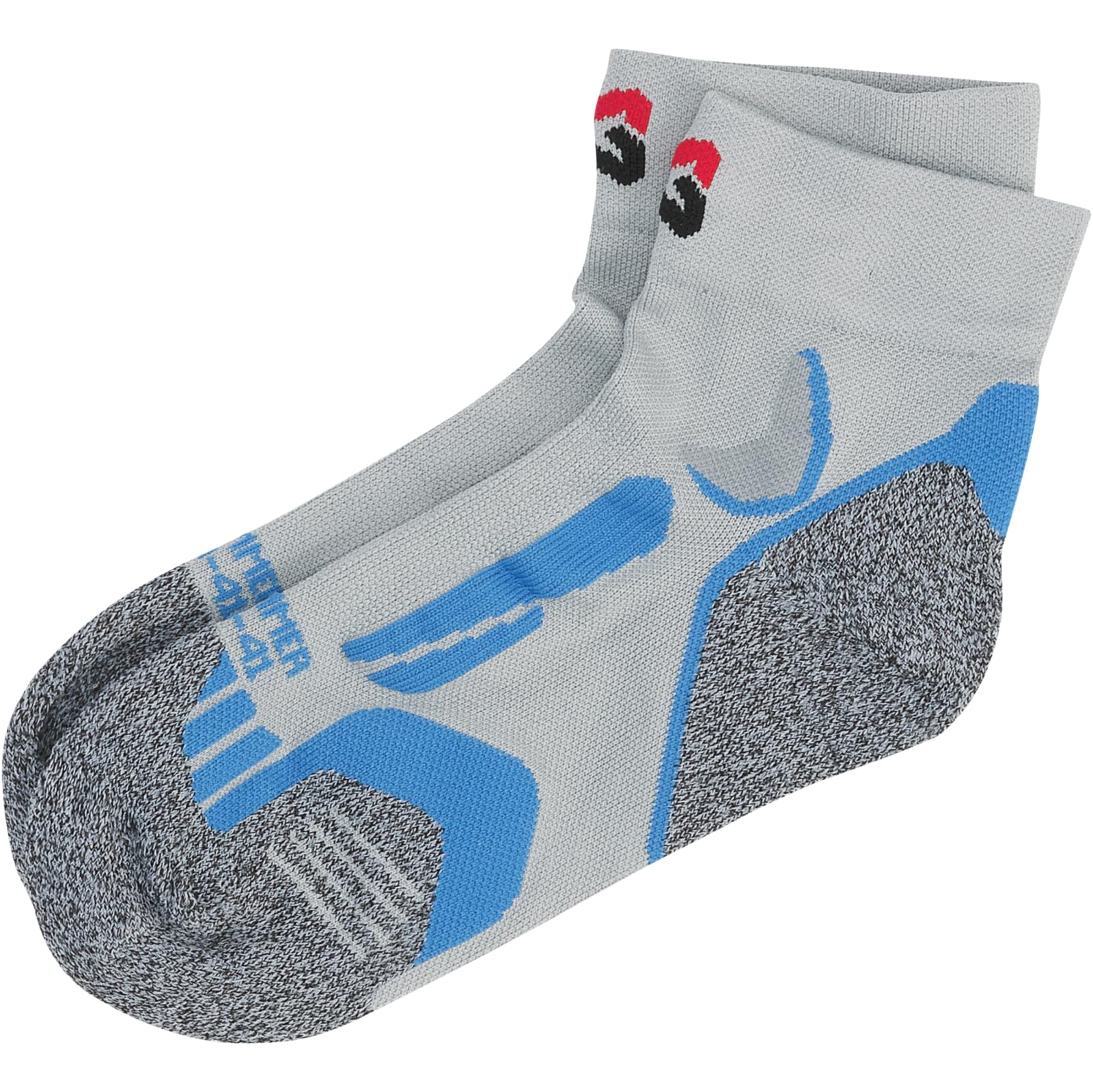 Würth MODYF Chaussettes de travail été gris/bleu 42-44 respirantes