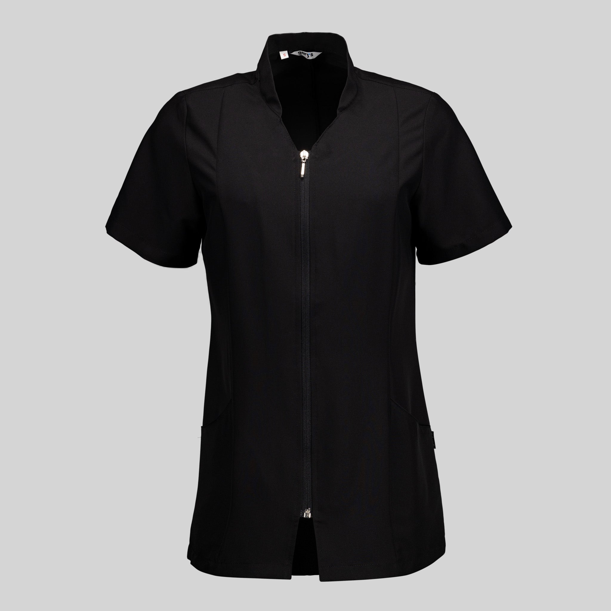 GARY'S Menorca blouse femme noire manches courtes