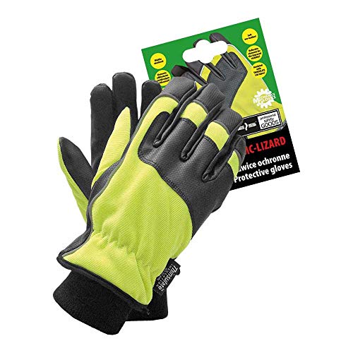 Reis RMC-Lizard L gants hiver isolant jaune noir lot 12