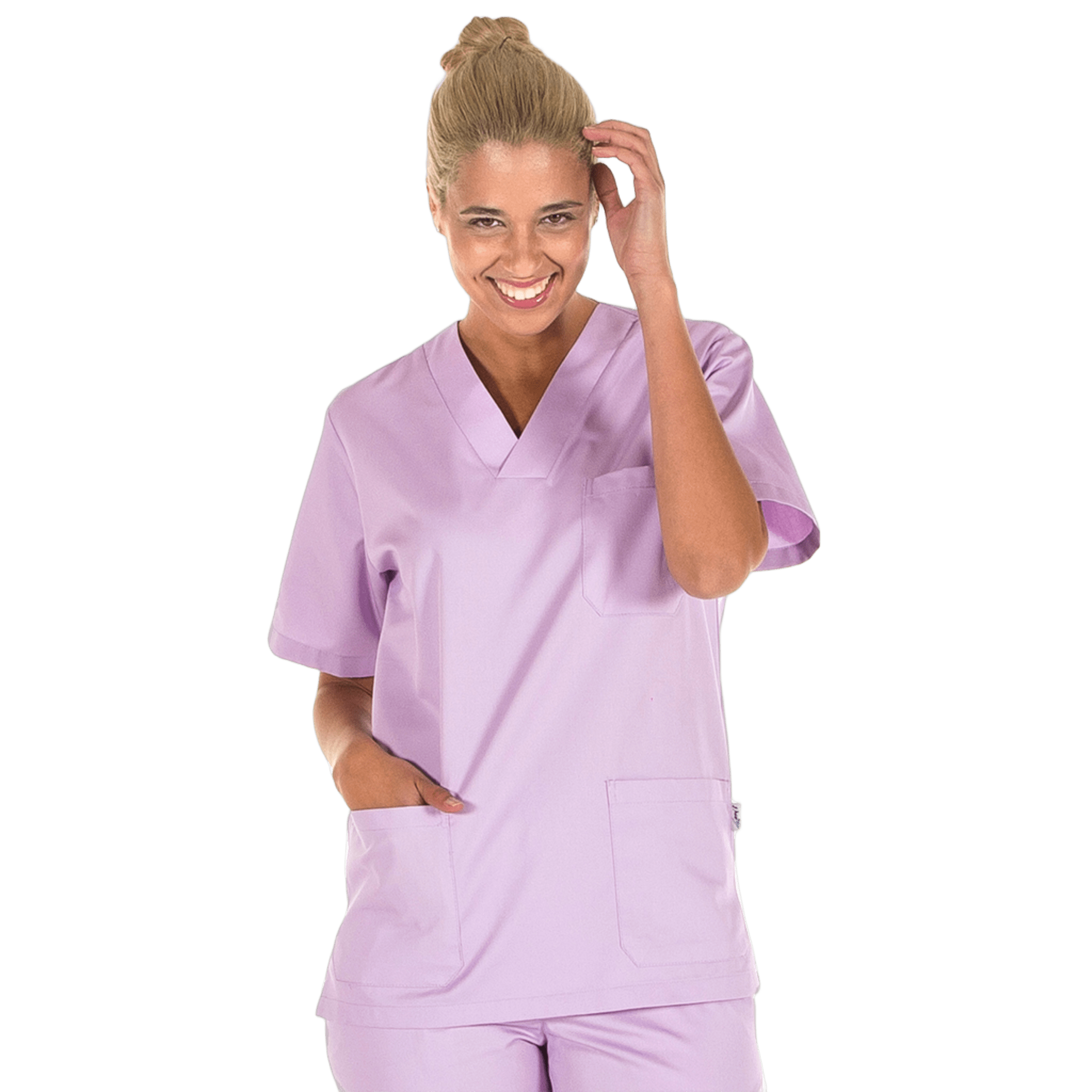Enfermania Ropa blouse médicale col V blanc M