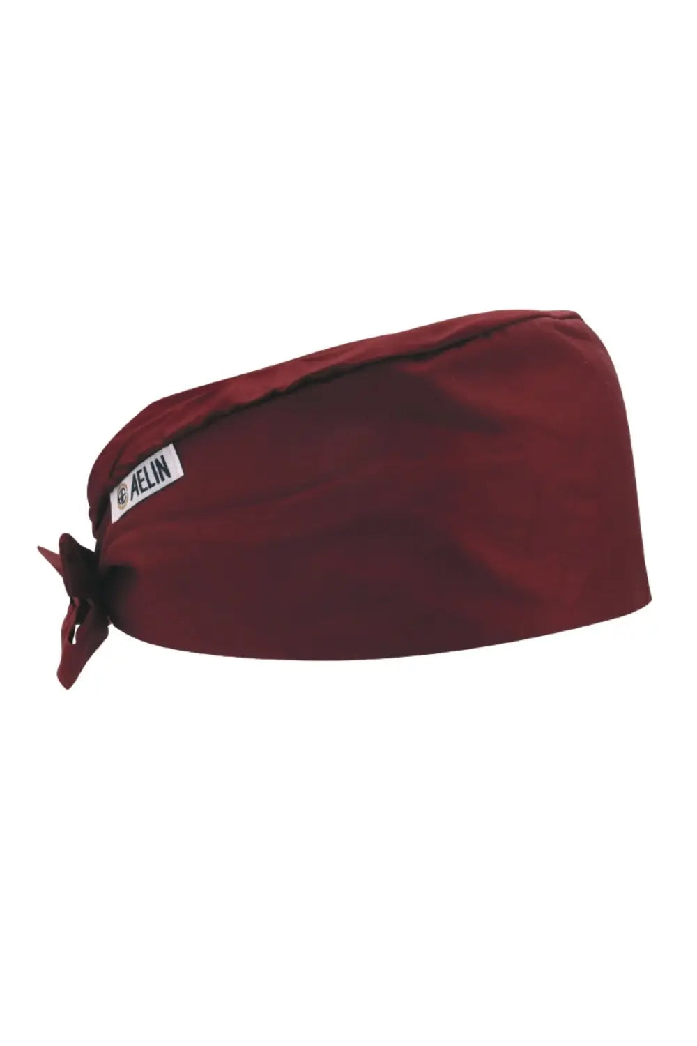 Aelin Paris calot médical coton bordeaux cheveux courts