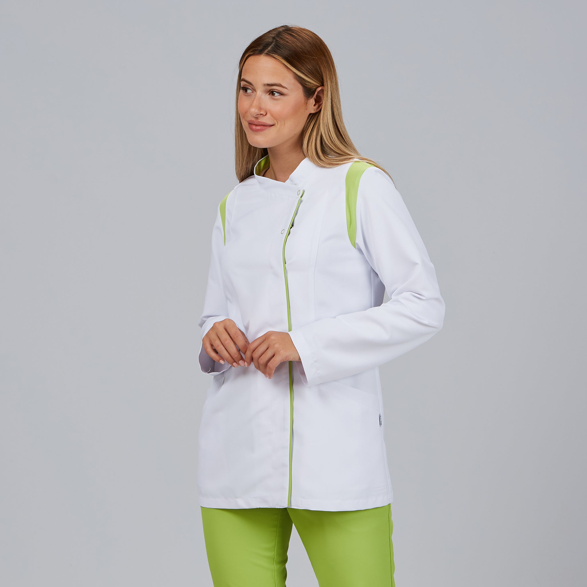 GARY'S Leyre blouse médicale femme pistache microfibre